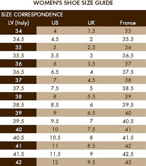 lv women's shoes|Lv shoe size chart.